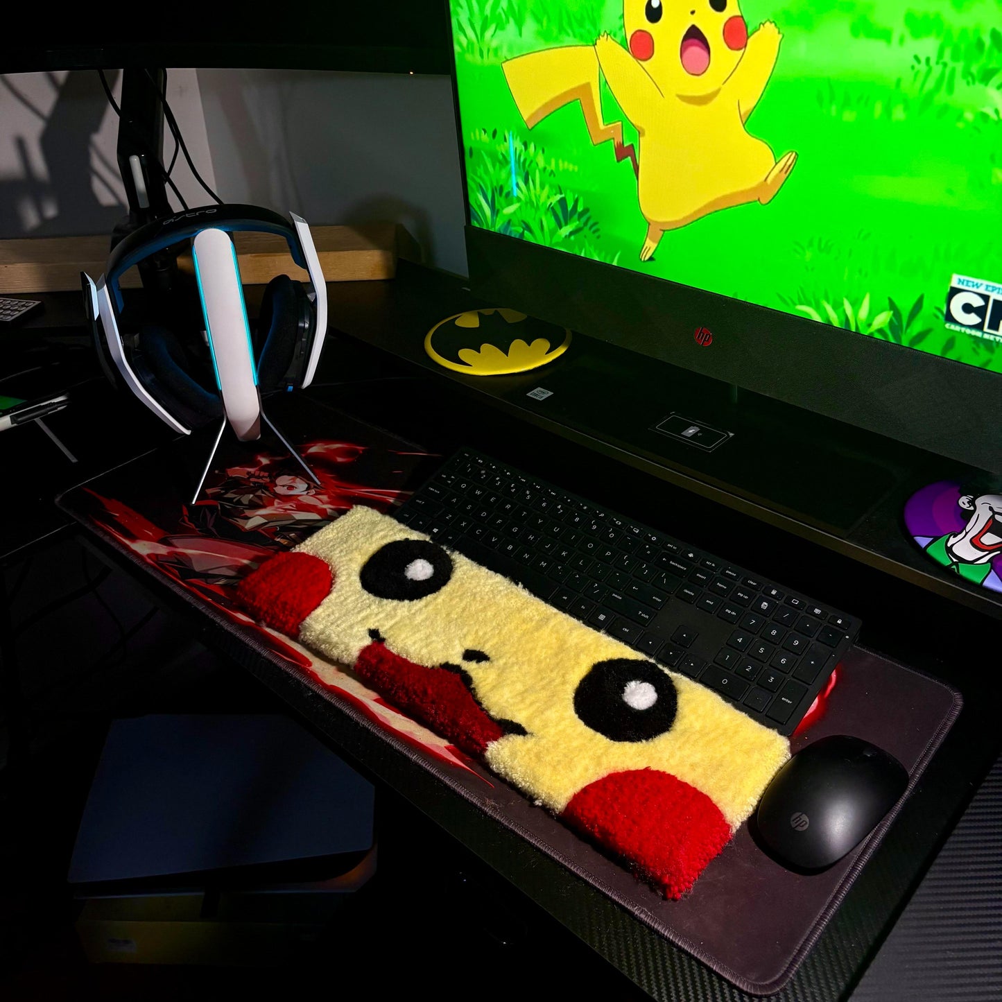 Pikachu Keyboard Rug - Non-Slip