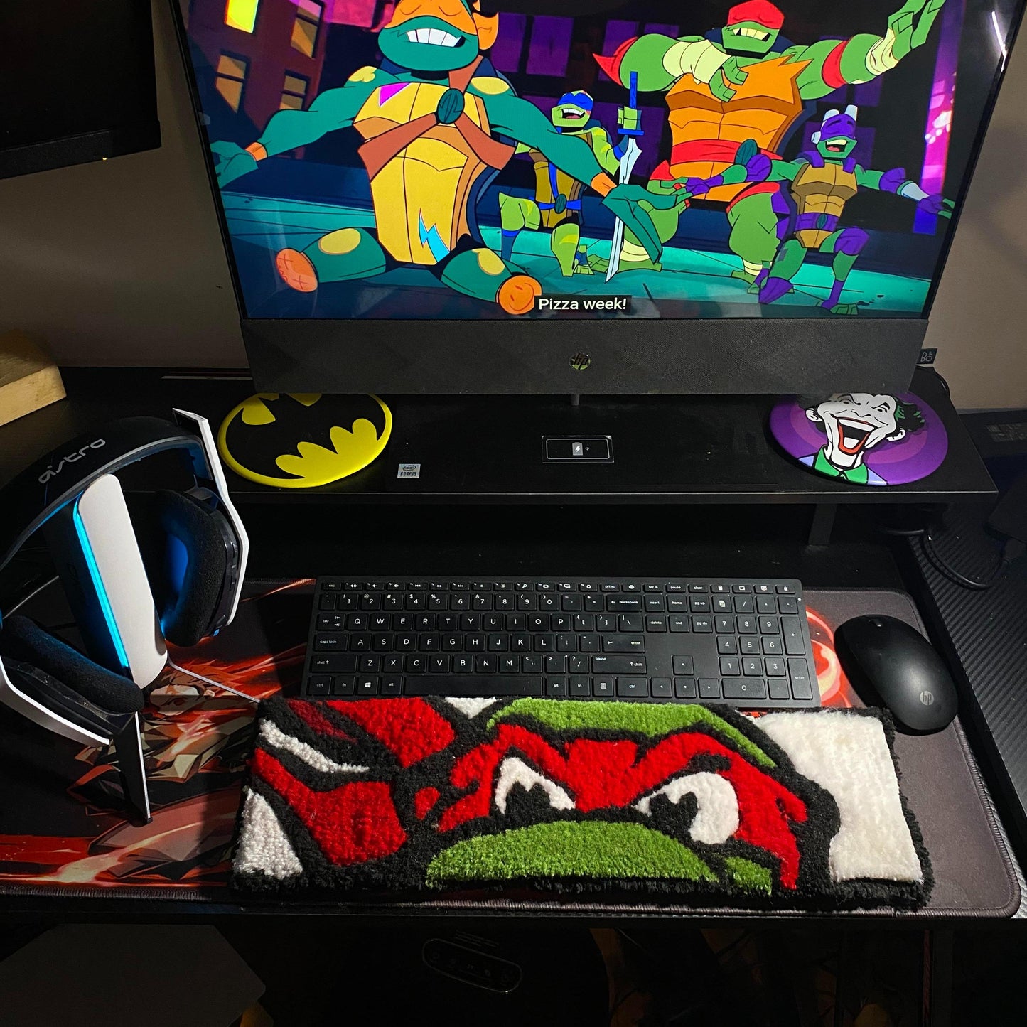Ninja Turtle Keyborad Rug - Non-Slip