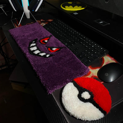 Gengar Keyboard Rug - Non-Slip