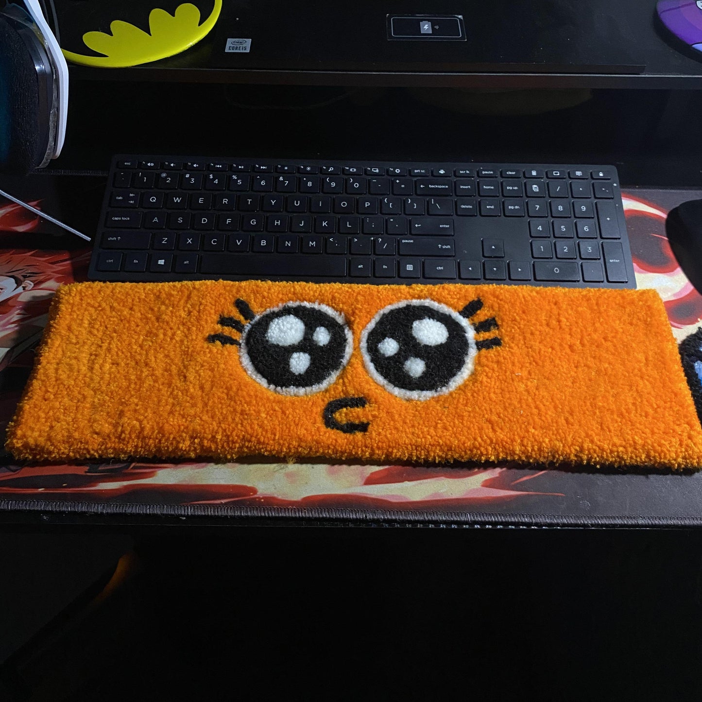 Darwin The Fish Keyboard Rug - Non-Slip