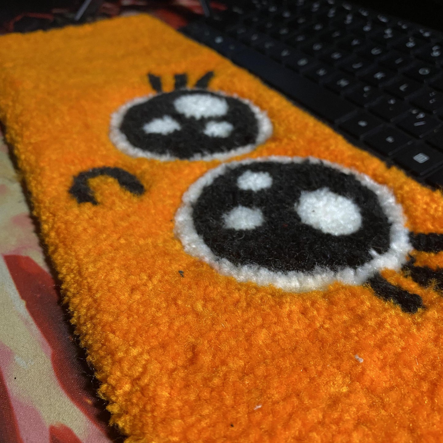 Darwin The Fish Keyboard Rug - Non-Slip