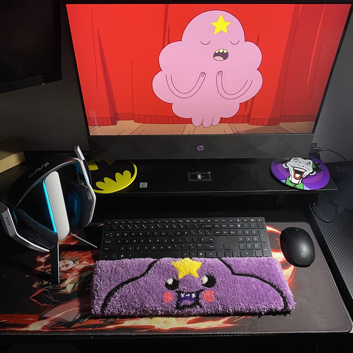 Lumpy Space Princess Keyboard Rug