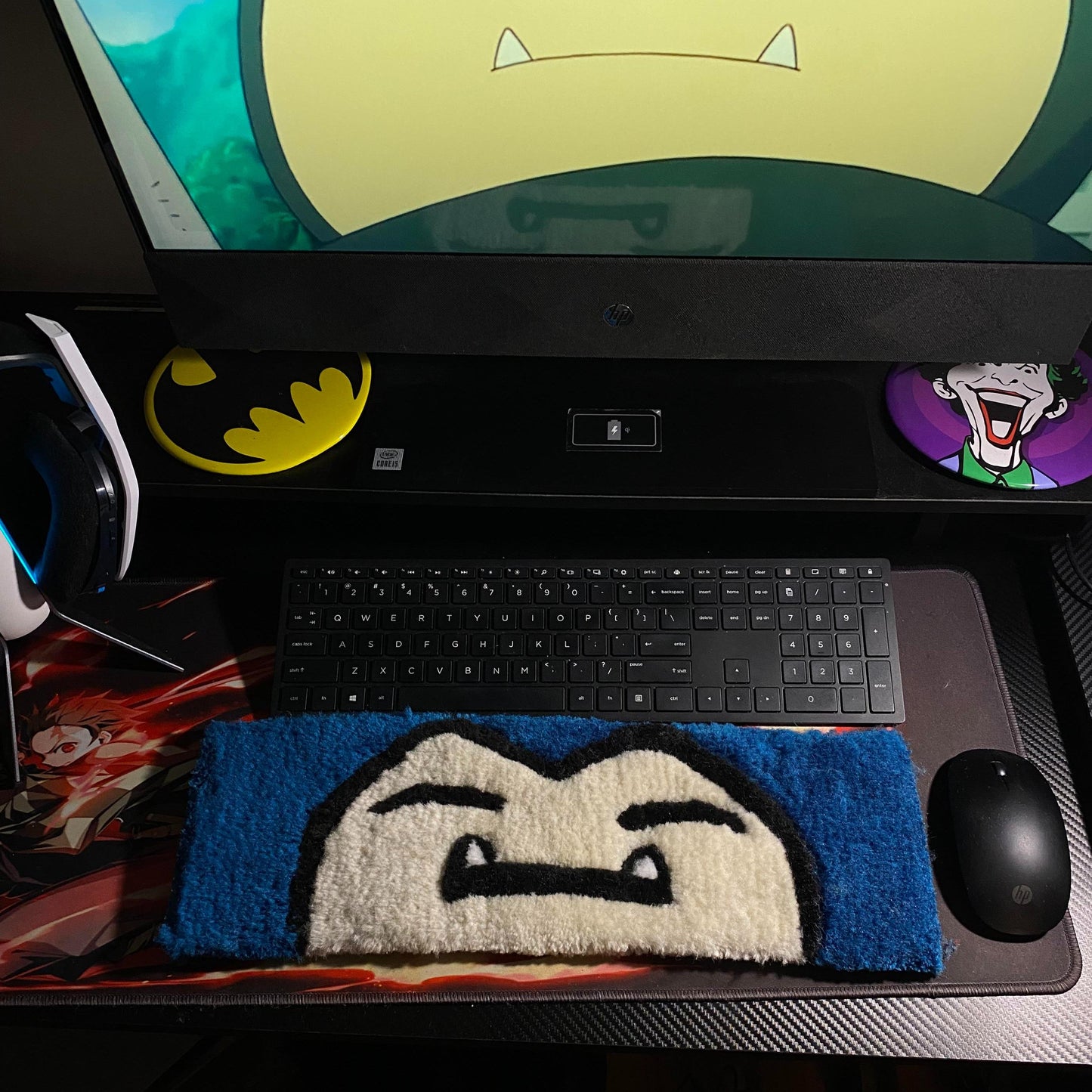Snorlax Keyboard Rug